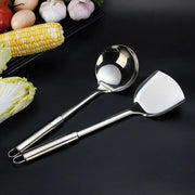 Kitchen Utensils Wok Spatula Ladle Tool Set Spatula For Stainless Steel Cooking Equpment Kitchen Accessories Cookware Set