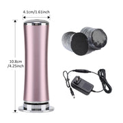 USB Rechargeable Electric Foot Care Callus Remover Nail Grinder Professional Foot Care File with replacement sandpaper tray