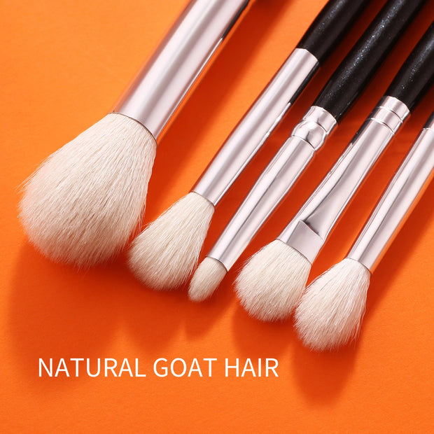 BEILI Concealer Brush Professional Flat Angled Makeup Brushes Set for Liquid Cream Foundation Powder Blush Eyeshadow Blending
