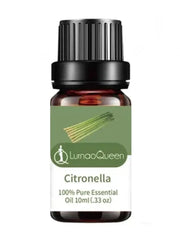 1pc Citronella,bergamot, Sandalwood, Peppermint Essential Oil For Diffusers Aromatherapy Sleep Meditation Candles & Massage