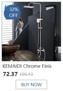 KEMAIDI Bathroom Basin Sink Faucet with Temperature Digital Display Cold and Hot Water Mixer Faucets Brass Tap Deck Mounted