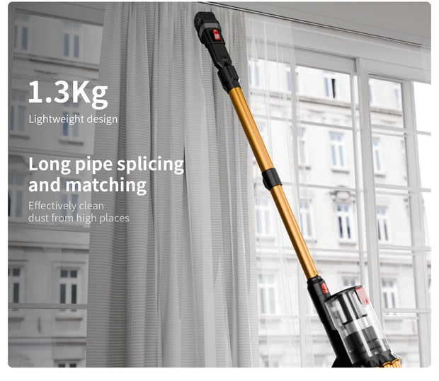 Wireless Vacuum Cleaner 550W 45KPA Strong Suction Portable Dust Cleaning Machine 1.2L Dust Cup Home  Cleaner