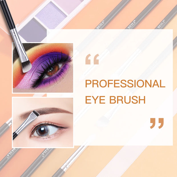 BEILI Concealer Brush Professional Flat Angled Makeup Brushes Set for Liquid Cream Foundation Powder Blush Eyeshadow Blending