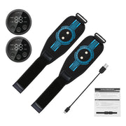 Electronic Muscle Toner USB Rechargeable Abdominal Toning Belts Adjustable Ab Workout Equipment LED Display for Fitness Exercise