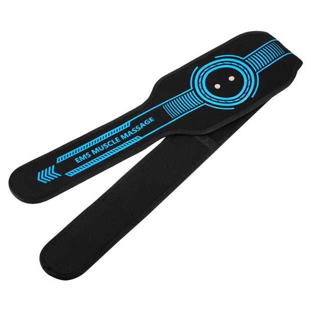Electronic Muscle Toner USB Rechargeable Abdominal Toning Belts Adjustable Ab Workout Equipment LED Display for Fitness Exercise