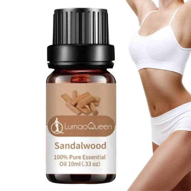 1pc Citronella,bergamot, Sandalwood, Peppermint Essential Oil For Diffusers Aromatherapy Sleep Meditation Candles & Massage