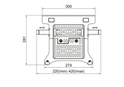 Desktop NB F160 + FP-2 Gas Spring Dual Arm for 17"-27" Monitor Holder + 10"-17" Laptop Support Air Press Mount Stand Load 2-9kg
