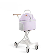 Limited Edition Lightweight Travel Pet Stroller Breathable Pet Basket Detachable - Vehicle Mounted Pet Safety Basket Dog Cart