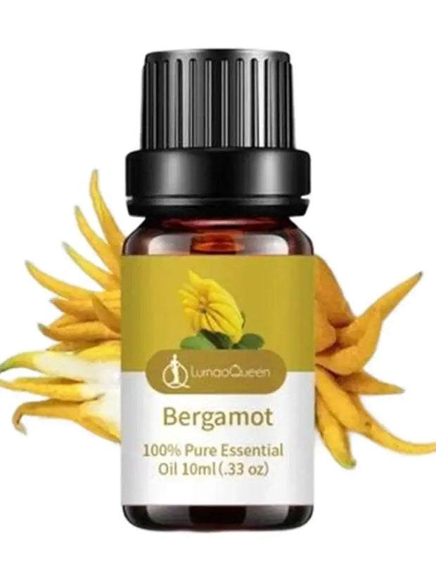 1pc Citronella,bergamot, Sandalwood, Peppermint Essential Oil For Diffusers Aromatherapy Sleep Meditation Candles & Massage