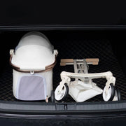 Limited Edition Lightweight Travel Pet Stroller Breathable Pet Basket Detachable - Vehicle Mounted Pet Safety Basket Dog Cart