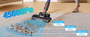 Blossom V18 Cordless Handheld Vacuum Cleaner,45000PA,Touch Screen,Smart Dust Sensor,Auto Speed Control for Home Bed Carpet Clean
