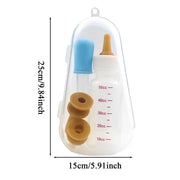 Pet Feeding Bottle Kit With Storage Case Kitten Nursing Bottles Puppy Milk Feeder For Small Animals Newborns Dog And Cat