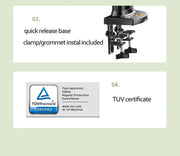 Desktop NB F160 + FP-2 Gas Spring Dual Arm for 17"-27" Monitor Holder + 10"-17" Laptop Support Air Press Mount Stand Load 2-9kg