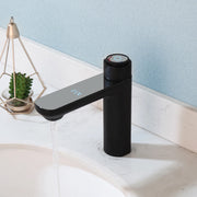 KEMAIDI Bathroom Basin Sink Faucet with Temperature Digital Display Cold and Hot Water Mixer Faucets Brass Tap Deck Mounted