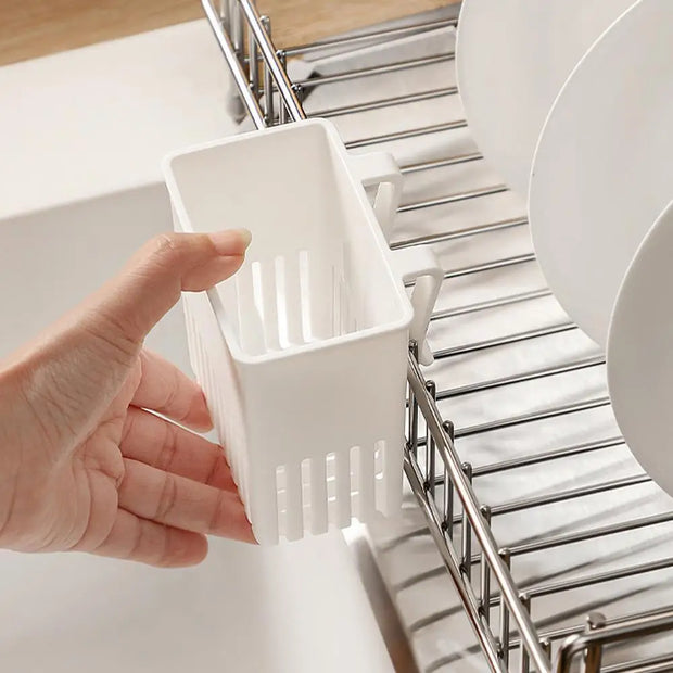 Kitchen tableware Drying Rack Utensil Silverware Storage Holder Quick Drying Drainage Rack For chopsticks fork knife Spoon