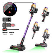 Blossom V18 Cordless Handheld Vacuum Cleaner,45000PA,Touch Screen,Smart Dust Sensor,Auto Speed Control for Home Bed Carpet Clean