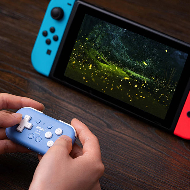 8Bitdo Micro Gamepad Bluetooth-compatible Mini Game Console Designed for 2D Games Handheld Console for OS/Android/PC