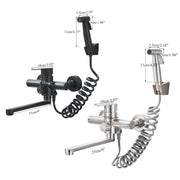 Kitchen Faucet With Bidet Hot And Cold Faucets Folding Water Spout Little Hand Spray Concealed Installion Kitchen Tap Sink Crane