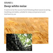 Noise Sound Machines with Night Light Desktop White Noise Machine Portable Touch Adjustable USB Rechargeable for Home Travel