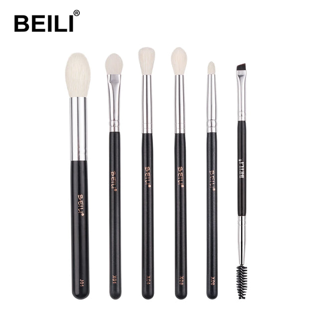 BEILI Concealer Brush Professional Flat Angled Makeup Brushes Set for Liquid Cream Foundation Powder Blush Eyeshadow Blending