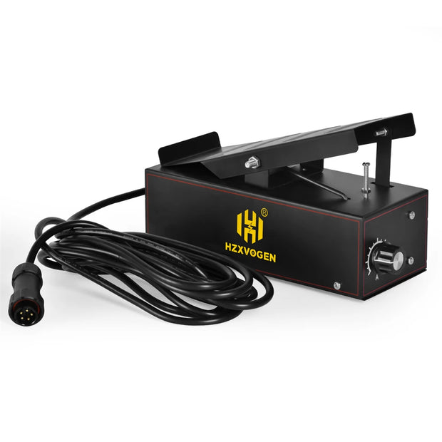 HZXVOGEN TIG Welding 5 Pins Foot Pedal Amp Control Pedal for HBT250P/HVT250P AC/DC Machines Torch Control 10K Resistance Value