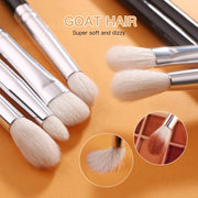 BEILI Concealer Brush Professional Flat Angled Makeup Brushes Set for Liquid Cream Foundation Powder Blush Eyeshadow Blending