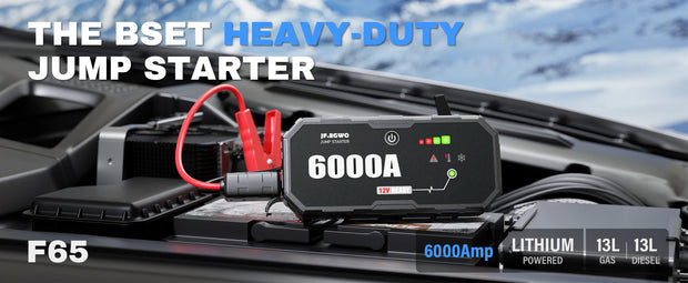 Car 6000A Portable 12V  Jump Starter Power Bank 12V Auto Battery Charger Booster Starting Device